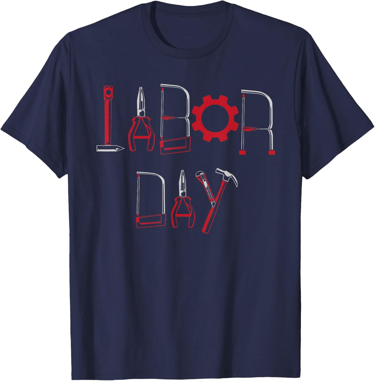 Labor Day Tools Labor Day T-Shirt - Navy Blue