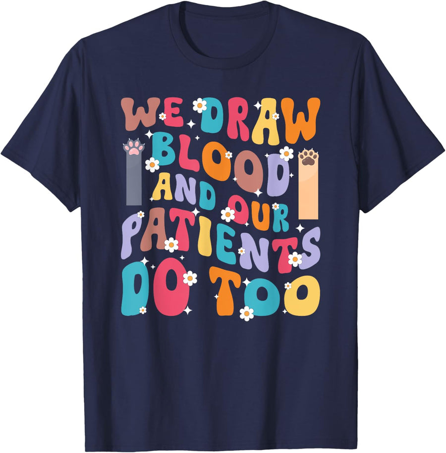 Vet Assistant Groovy Veterinary Assistant T-Shirt - Navy Blue