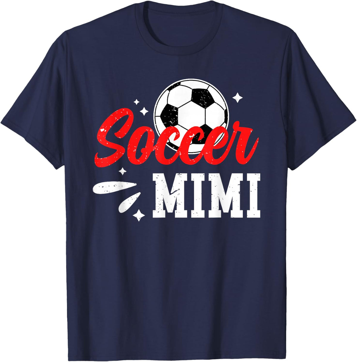 Soccer Mimi Of A Soccer Player Mimi Soccer Mimi Grandma T-Shirt - Navy Blue
