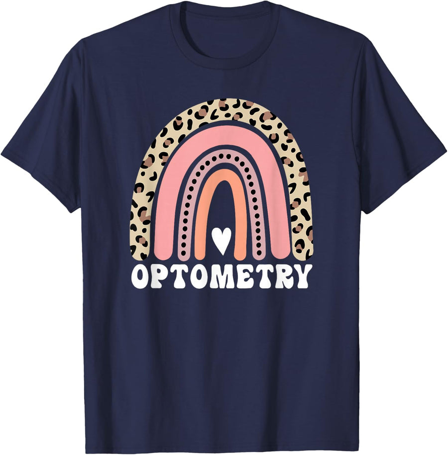 Optometry Optometrist Women Eye Anatomy T-Shirt - Navy Blue