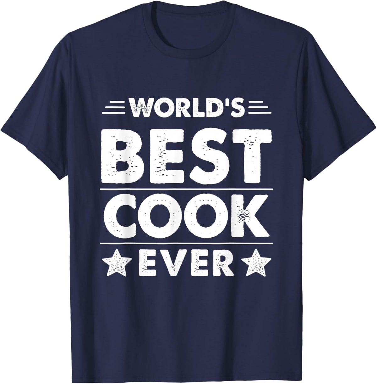 World's Best Cook Ever T-Shirt - Navy Blue
