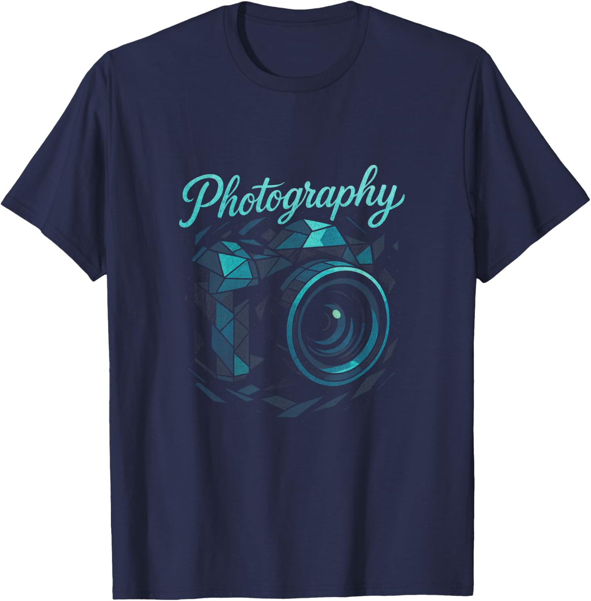 Photography - Camera Exposure Lighting T-Shirt - Navy Blue