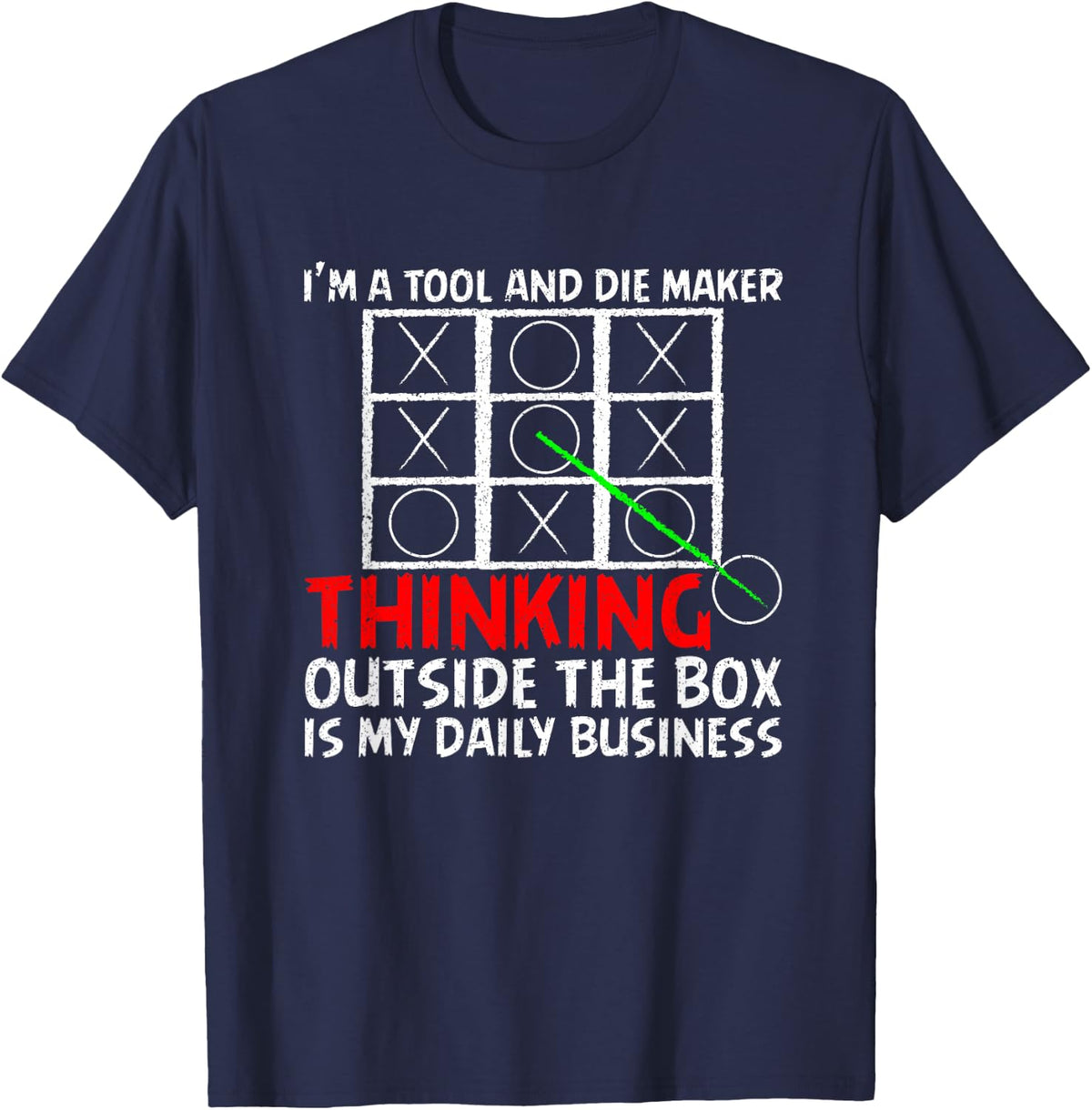 Tool And Die Maker Machinist Manufacturing Mold Maker T-Shirt - Navy Blue