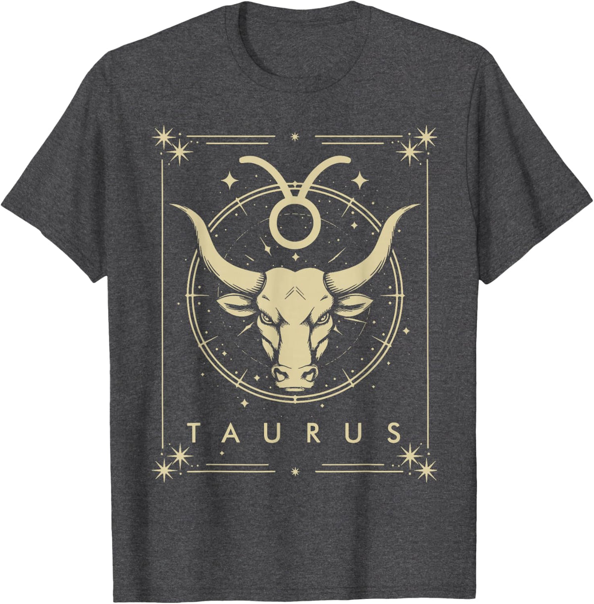 Taurus Zodiac Sign April May Birthday Taurus Men Women T-Shirt - Dark Heather Grey