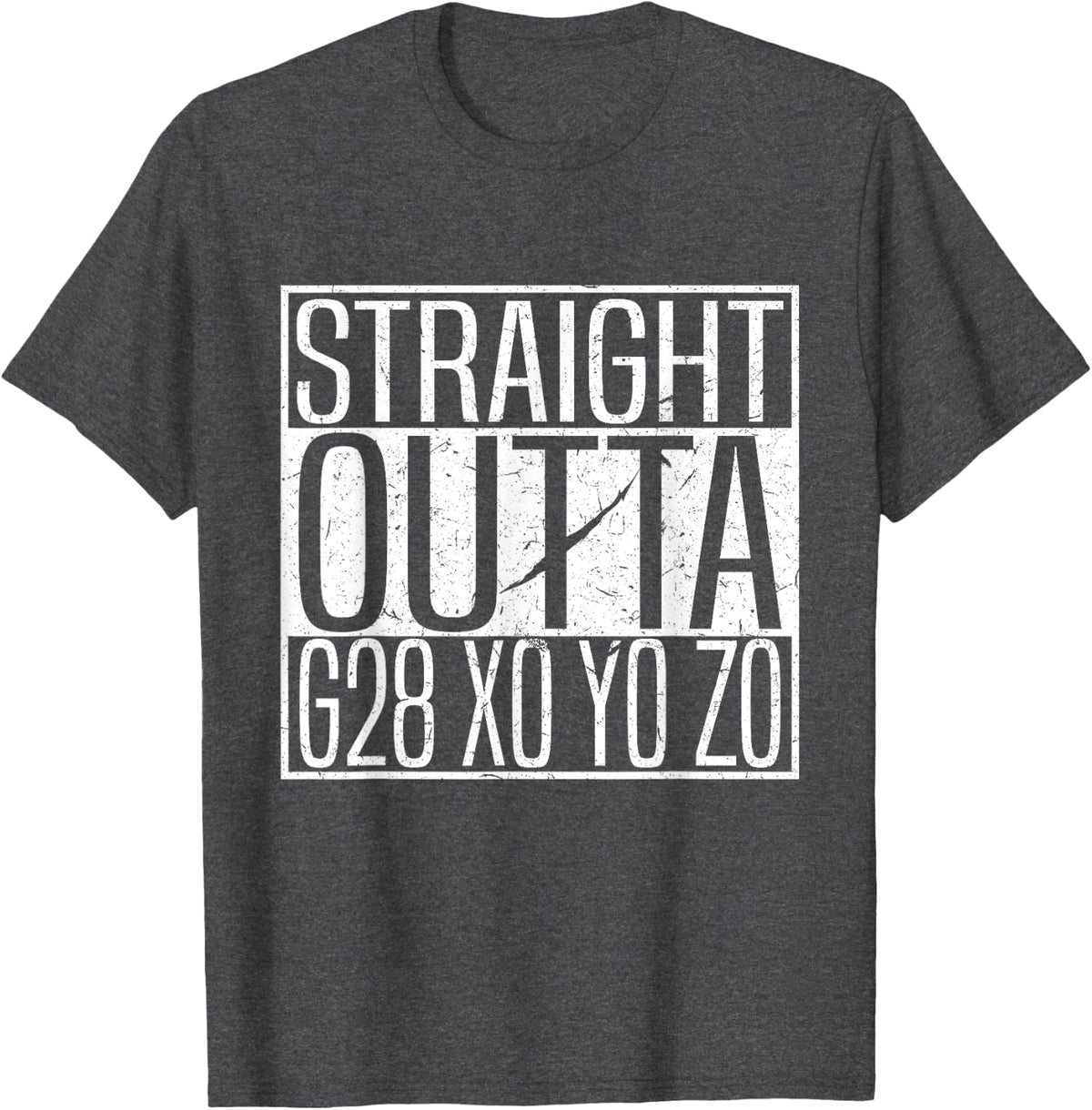 Straight Outta G28 Home Shirt Funny G-Code Programmer Tee T-Shirt - Dark Heather Grey