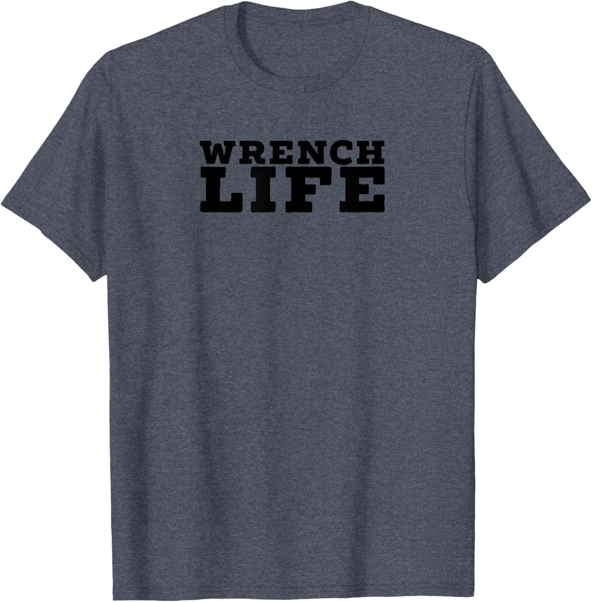 Wrench Life - Mechanics T Shirt T-Shirt - Heather Blue