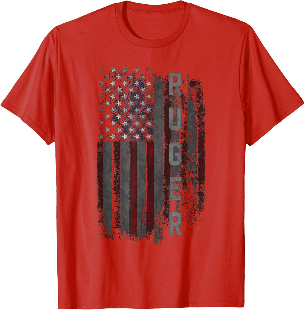 Ruger Family American Flag T-Shirt - Red