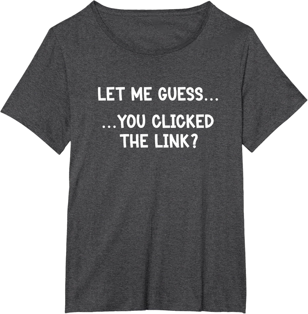 Cybersecurity Computer Cyber Security Funny Clicking Joke T-Shirt - Dark Heather Grey