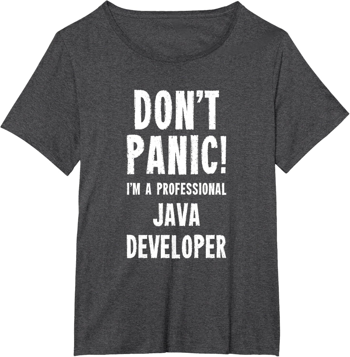 Java Developer T-Shirt - Dark Heather Grey