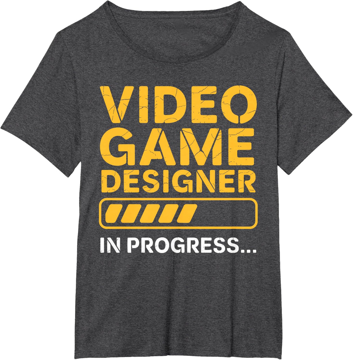 Funny Game Designer Art for Men Women Video Game Designer T-Shirt - Dark Heather Grey