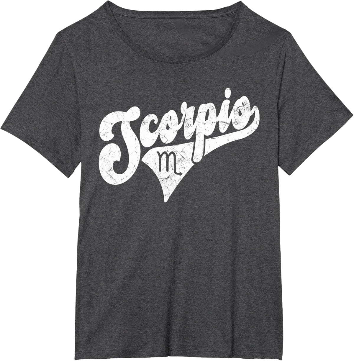 Scorpio Retro Zodiac Sign – Astrology – Horoscope, Scorpio T-Shirt - Dark Heather Grey