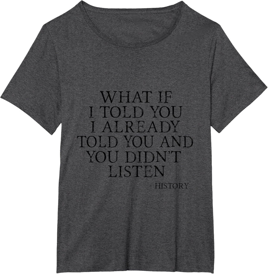 Funny Back to School History Lover History Teacher Student T-Shirt - Dark Heather Grey