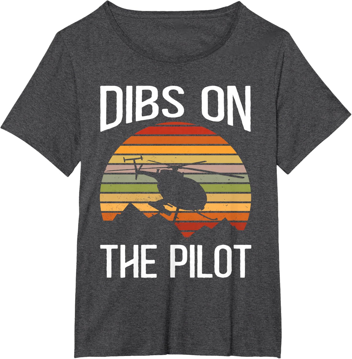 Dibs in Pilot Film T-Shirt - Dark Heather Grey