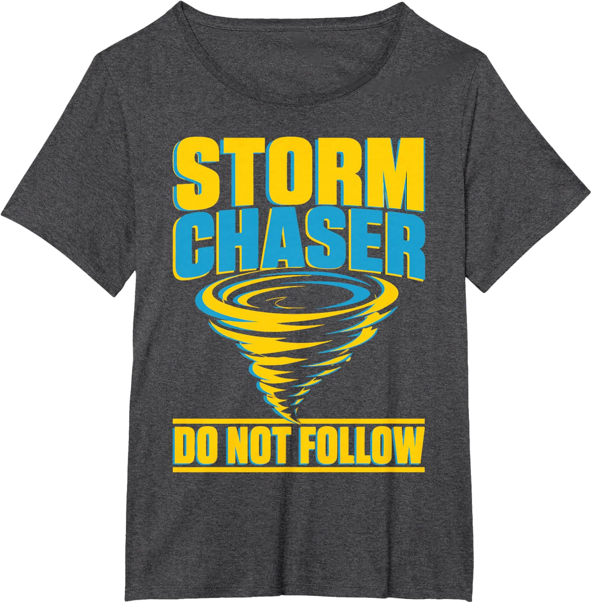 Funny Tornado Storm Chasing T-Shirt - Dark Heather Grey