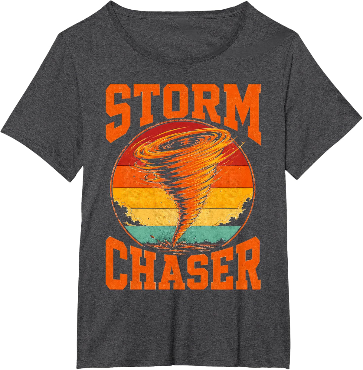 Tornado Storm Chasing T-Shirt - Dark Heather Grey