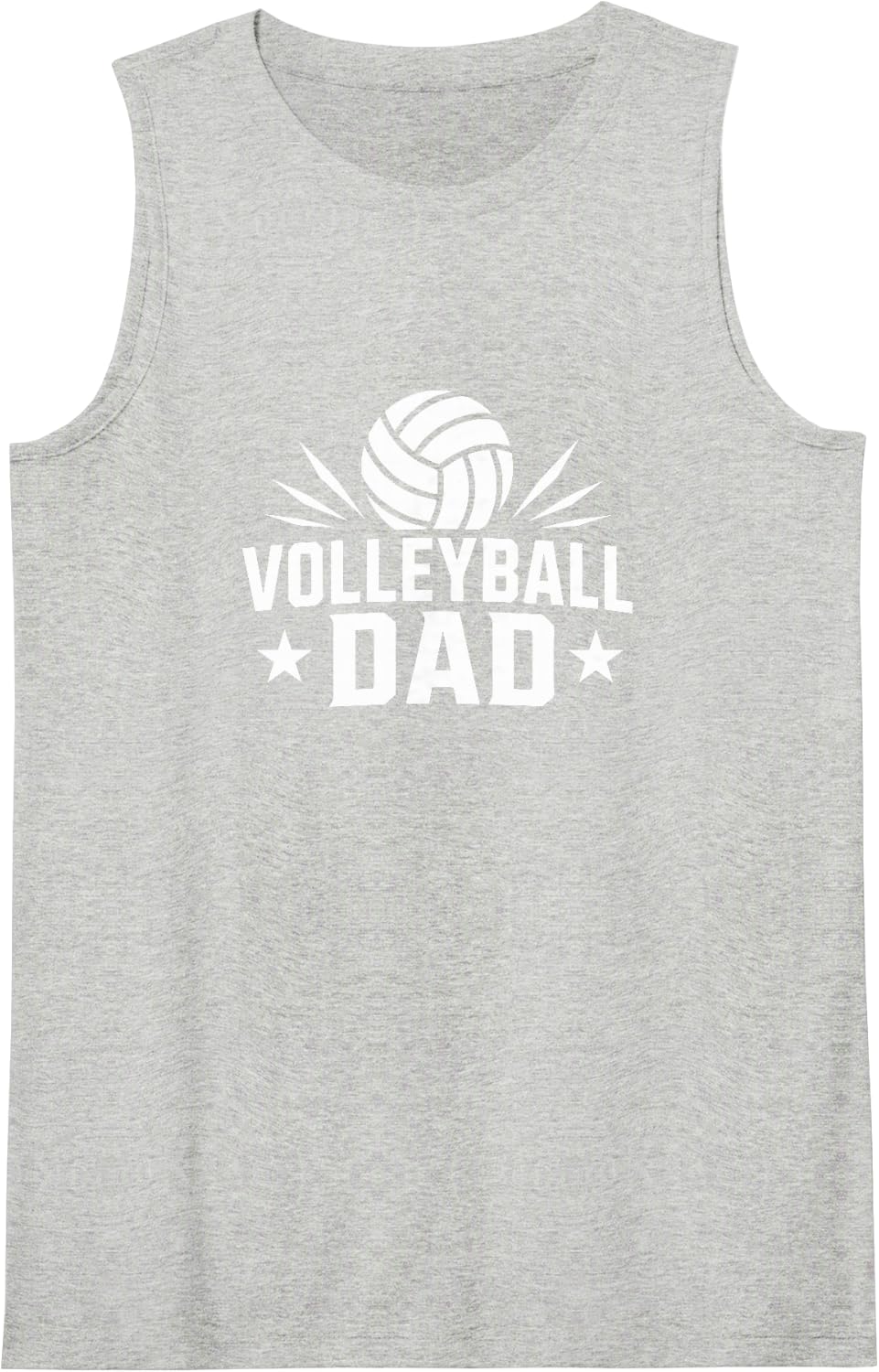 Volleyball Dad - Tank Top - Heather Grey
