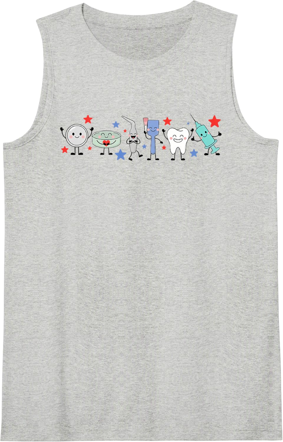 Prosthodontic Assistant Dental Auxiliary Prosthetics Tank Top - Heather Grey