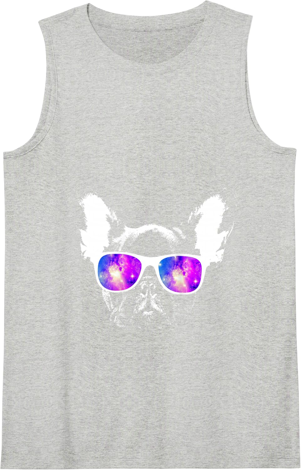 French Bulldog Vintage Retro Frenchie Dog Mom Frenchie Dad Tank Top - Heather Grey