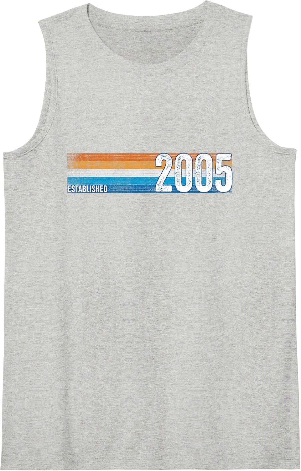 Vintage 2006 Established 2006 21st Birthday Retro 21 Sleeveless Tank Top - Heather Grey