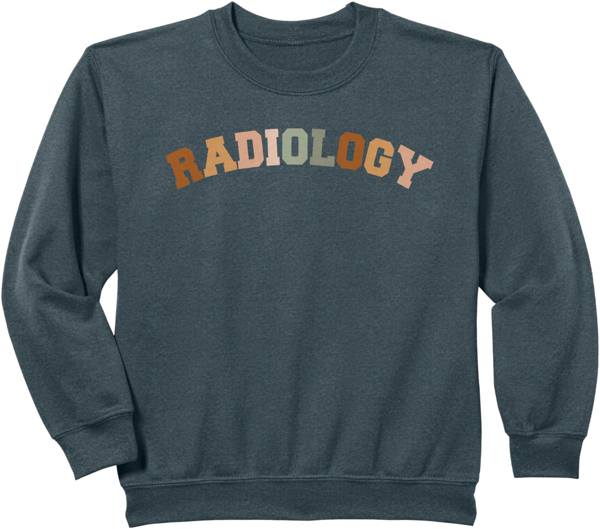 Radiologic Technologist Retro Rad Tech Xray Sweatshirt - Dark Heather Grey
