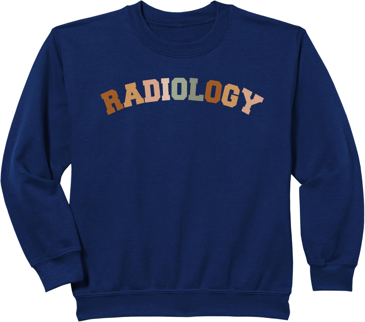 Radiologic Technologist Retro Rad Tech Xray Sweatshirt - Navy Blue