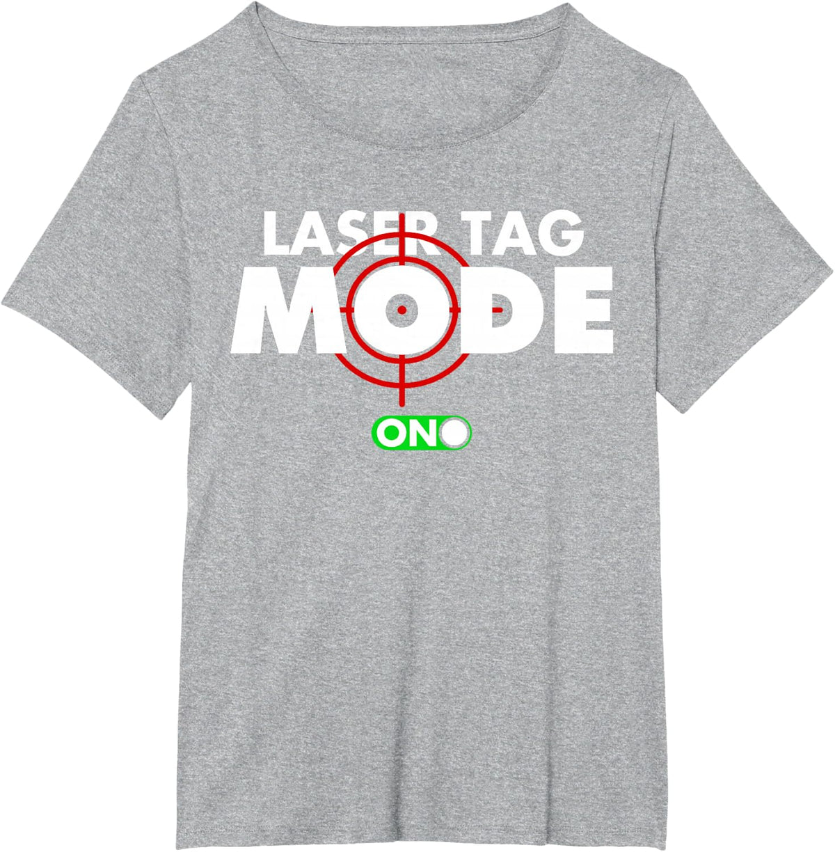 Funny Laser Tag Fashion On Gift Shooting Game Birthday Party T-Shirt - Heather Grey