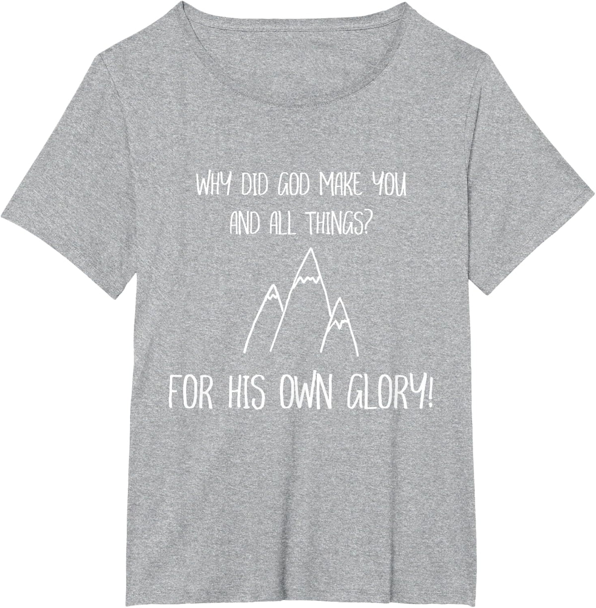 Children's Catechism Question Reformed Christian T-Shirt - Heather Grey
