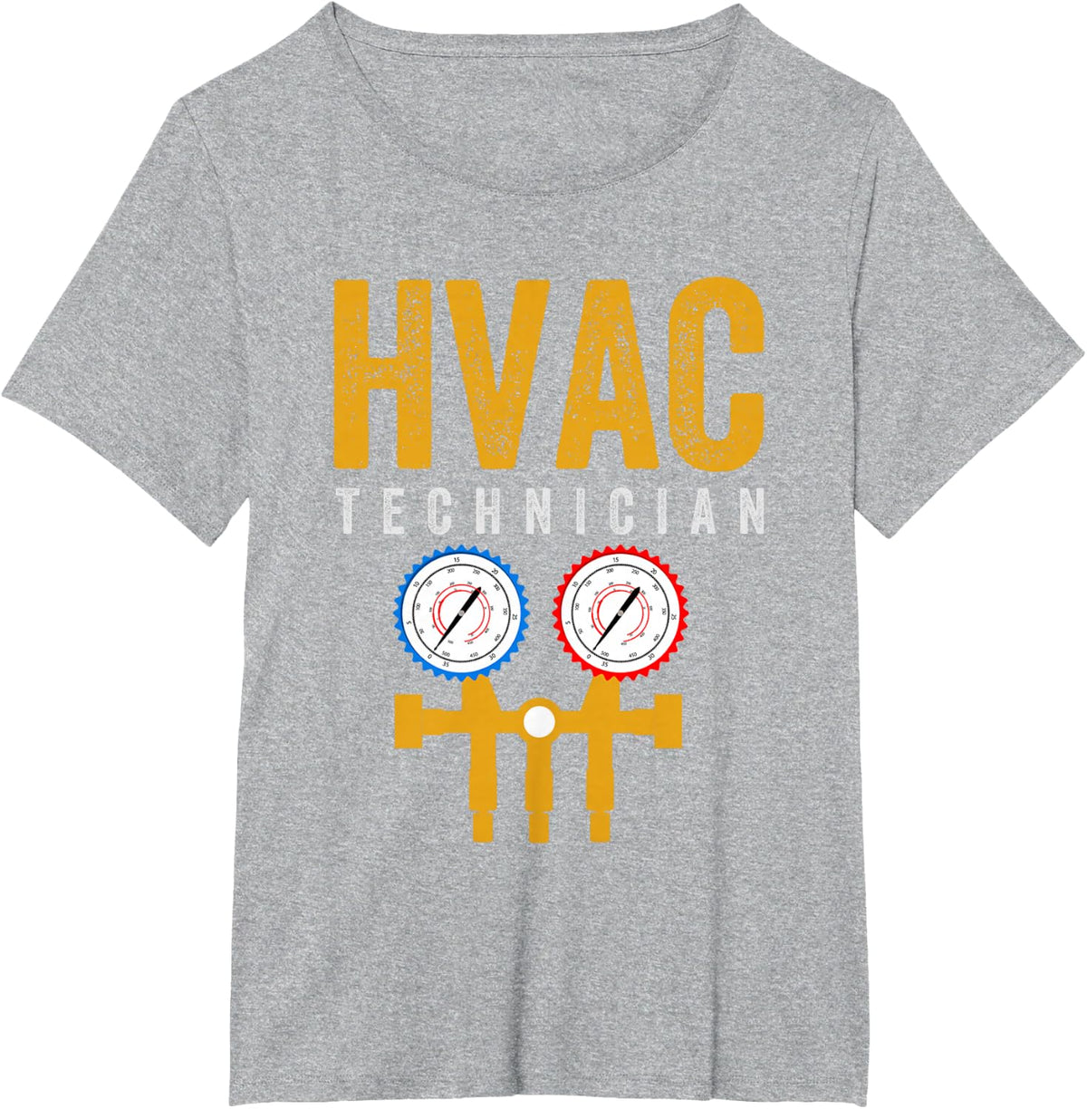 HVAC Tech for HVAC Technician T-Shirt - Heather Grey