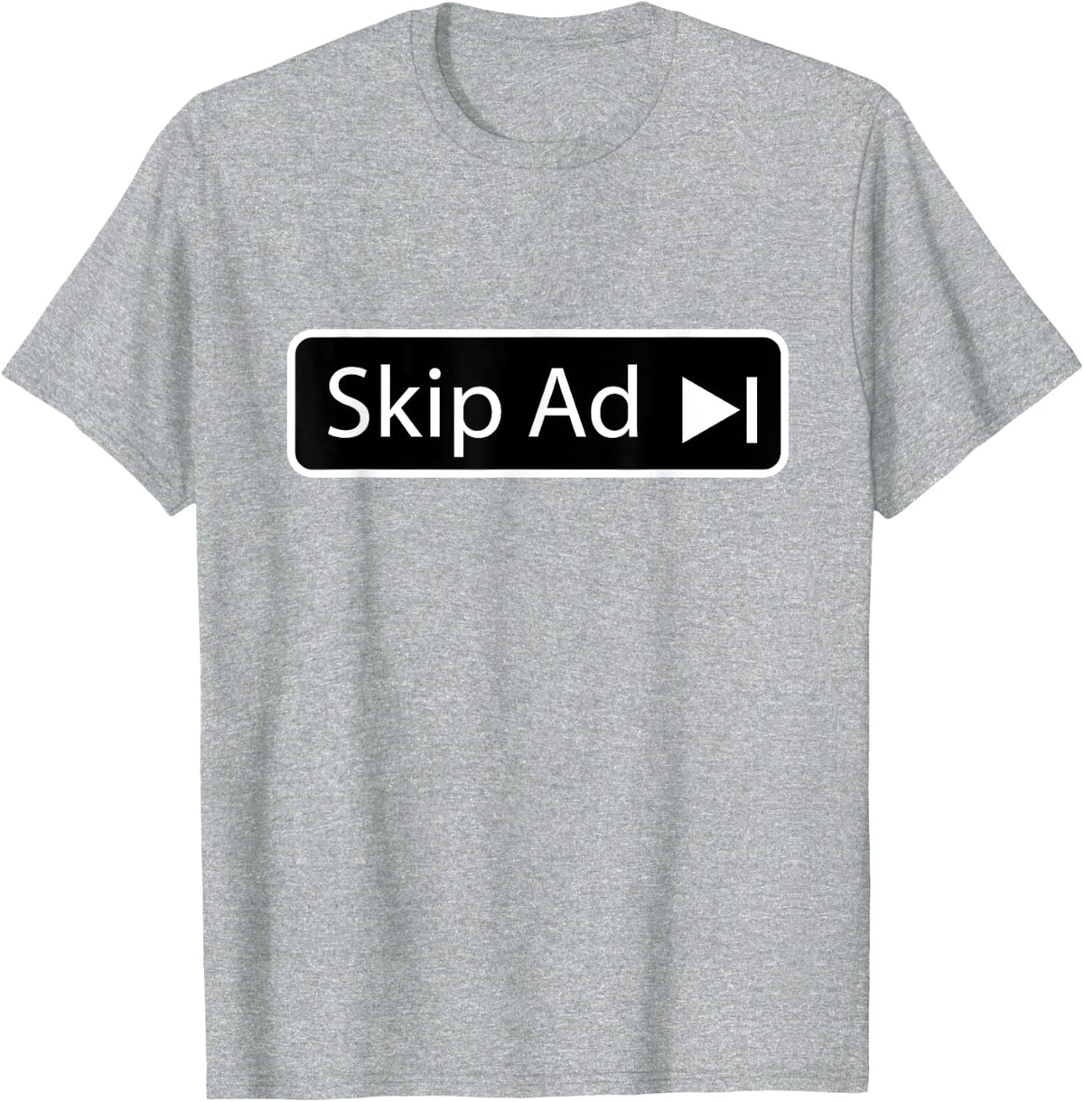 Skip Ad T-Shirt - Heather Grey