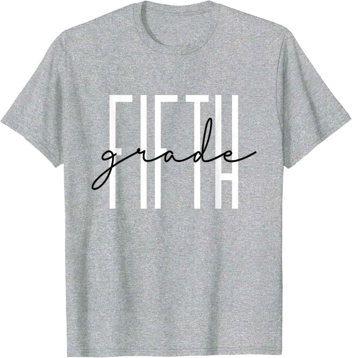 Fifth Grade Squad T-Shirt for Girls Boys Teachers 5th Grade Team Tees - Heather Grey