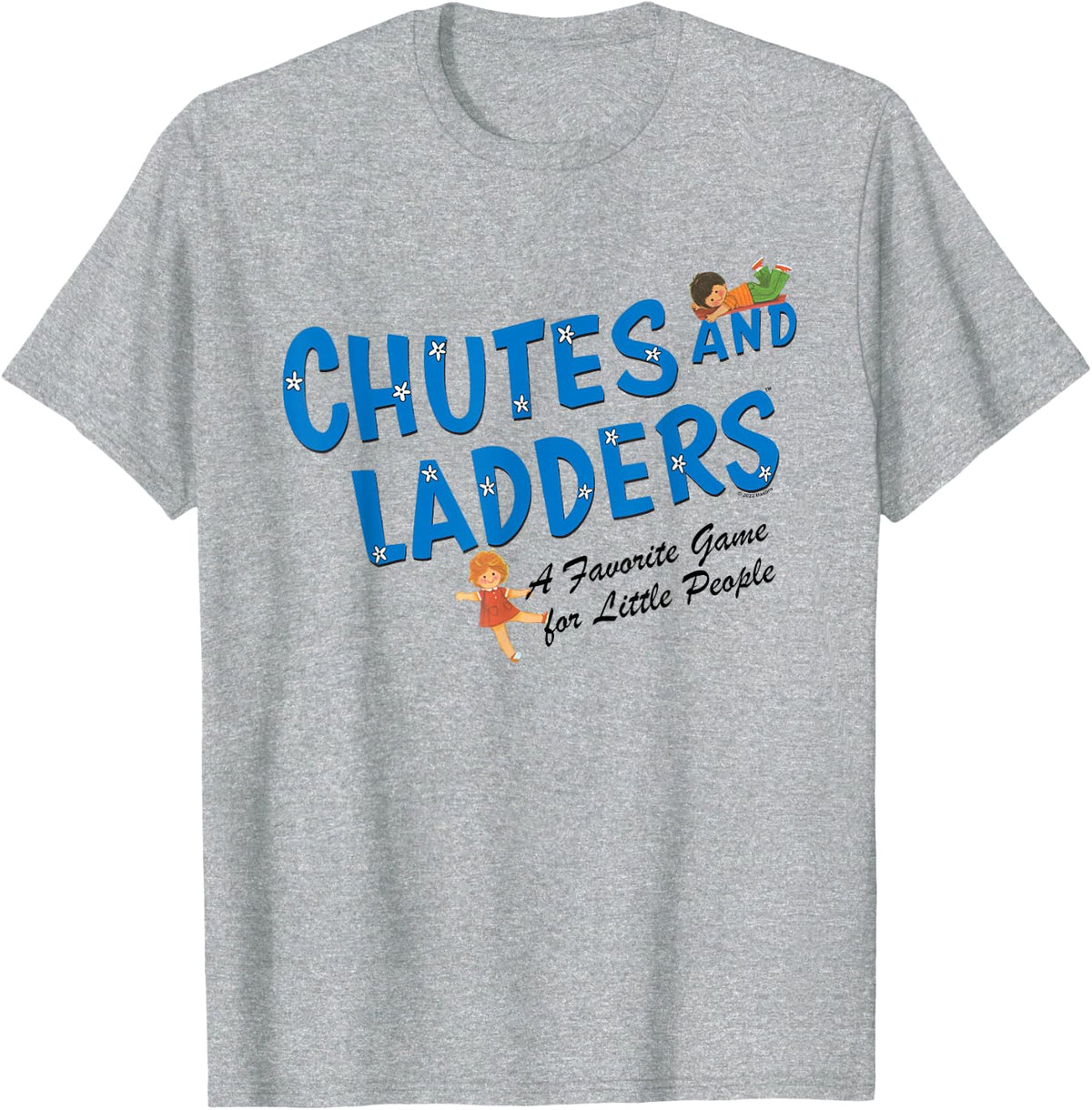 Chutes and Ladders A Favorite Game T-Shirt - Heather Grey